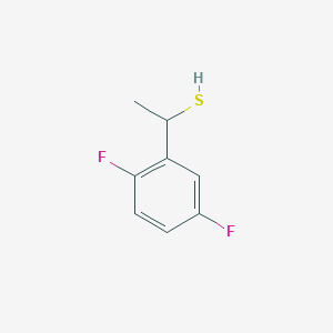 molecular formula C8H8F2S B13081869 1-(2,5-Difluorophenyl)ethane-1-thiol 