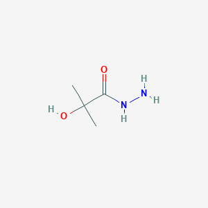 molecular formula C4H10N2O2 B1308190 2-Hydroxy-2-methylpropanohydrazide CAS No. 42596-46-3