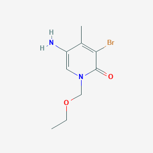 5-Amino-3-bromo-1-(ethoxymethyl)-4-methyl-1,2-dihydropyridin-2-one