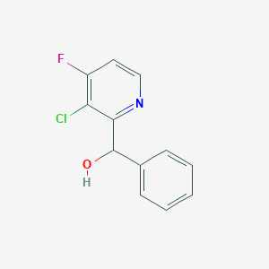 (3-Chloro-4-fluoropyridin-2-yl)(phenyl)methanol