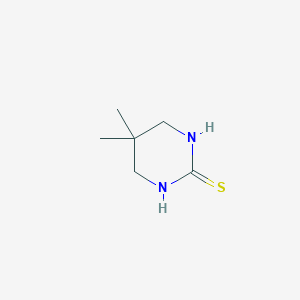 molecular formula C6H12N2S B1308194 5,5-dimethyltetrahydropyrimidine-2(1H)-thione CAS No. 82175-38-0