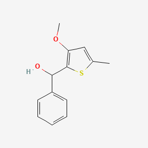 (3-Methoxy-5-methylthiophen-2-yl)(phenyl)methanol