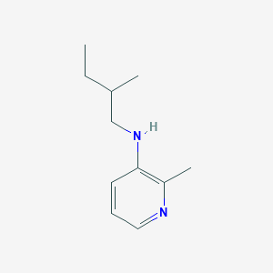 2-methyl-N-(2-methylbutyl)pyridin-3-amine