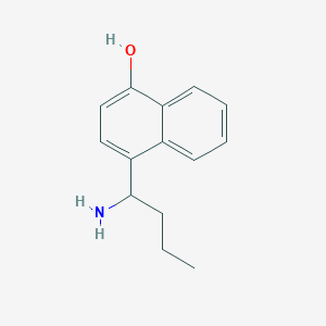 4-(1-Aminobutyl)naphthalen-1-ol