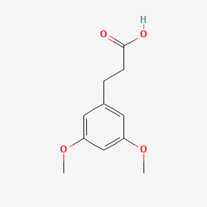 molecular formula C11H14O4 B1308199 3-(3,5-Dimethoxyphenyl)propionic acid CAS No. 717-94-2