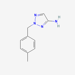 2-[(4-Methylphenyl)methyl]-2H-1,2,3-triazol-4-amine