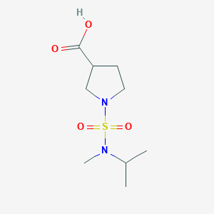 1-[Methyl(propan-2-yl)sulfamoyl]pyrrolidine-3-carboxylic acid