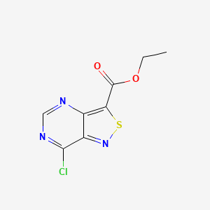 Ethyl 7-chloroisothiazolo[4,3-d]pyrimidine-3-carboxylate