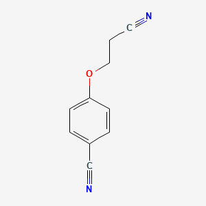 molecular formula C10H8N2O B13082019 3-(4-Cyano-phenoxy)propanenitrile 