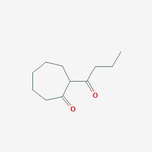 2-Butanoylcycloheptan-1-one