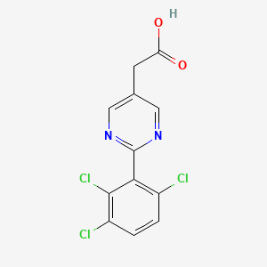 2-(2,3,6-Trichlorophenyl)pyrimidine-5-acetic acid