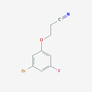 3-(3-Bromo-5-fluoro-phenoxy)propanenitrile