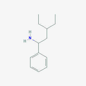 3-Ethyl-1-phenylpentan-1-amine