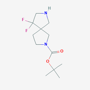 tert-Butyl 9,9-difluoro-2,7-diazaspiro[4.4]nonane-2-carboxylate