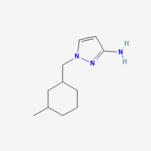 1-[(3-Methylcyclohexyl)methyl]-1H-pyrazol-3-amine