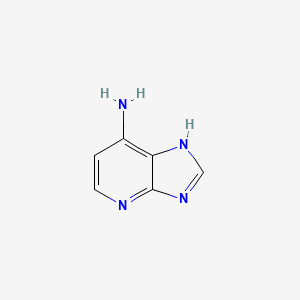 molecular formula C6H6N4 B1308213 3H-Imidazo[4,5-B]pyridin-7-amine CAS No. 6703-44-2