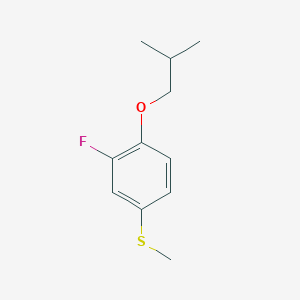 (3-Fluoro-4-isobutoxyphenyl)(methyl)sulfane