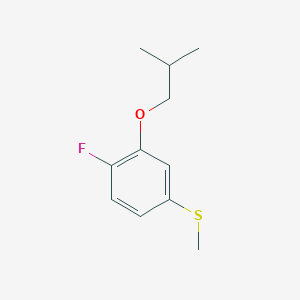 (4-Fluoro-3-isobutoxyphenyl)(methyl)sulfane