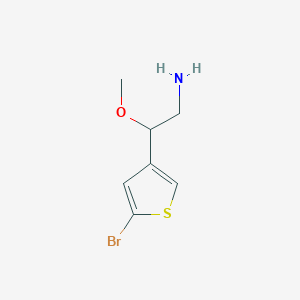 2-(5-Bromothiophen-3-yl)-2-methoxyethan-1-amine