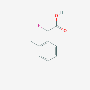 2-(2,4-Dimethylphenyl)-2-fluoroacetic acid