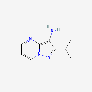 2-(Propan-2-yl)pyrazolo[1,5-a]pyrimidin-3-amine