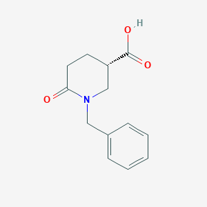 (3S)-1-benzyl-6-oxopiperidine-3-carboxylicacid