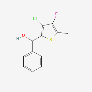 (3-Chloro-4-fluoro-5-methylthiophen-2-yl)(phenyl)methanol