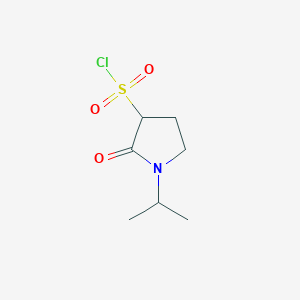 2-Oxo-1-(propan-2-yl)pyrrolidine-3-sulfonyl chloride