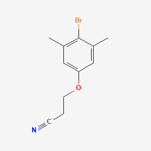 3-(4-Bromo-3,5-dimethyl-phenoxy)propanenitrile