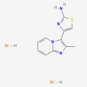 4-(2-Methylimidazo[1,2-a]pyridin-3-yl)-thiazol-2-ylamine dihydrobromide