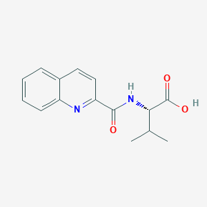 (Quinoline-2-carbonyl)valine