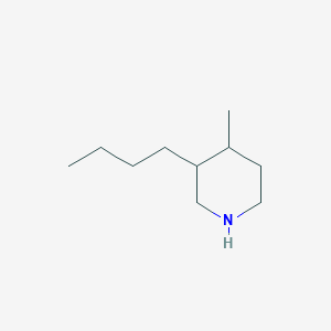 3-Butyl-4-methylpiperidine