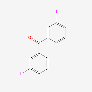 molecular formula C13H8I2O B1308228 3,3'-二碘二苯甲酮 CAS No. 25186-99-6