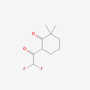 6-(2,2-Difluoroacetyl)-2,2-dimethylcyclohexan-1-one