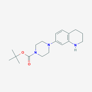 tert-Butyl 4-(1,2,3,4-tetrahydroquinolin-7-yl)piperazine-1-carboxylate