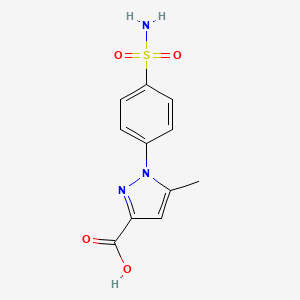 5-Methyl-1-(4-sulfamoylphenyl)-1H-pyrazole-3-carboxylic acid