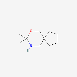 8,8-Dimethyl-7-oxa-9-azaspiro[4.5]decane