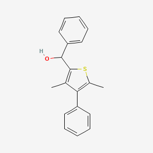 (3,5-Dimethyl-4-phenylthiophen-2-yl)(phenyl)methanol