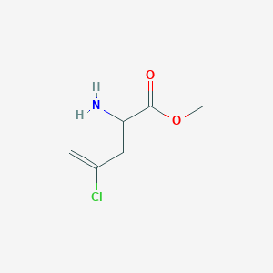 Methyl 2-amino-4-chloropent-4-enoate