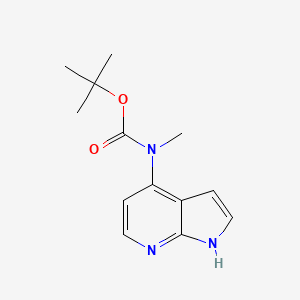 tert-butyl methyl(1H-pyrrolo[2,3-b]pyridin-4-yl)carbamate