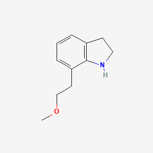 7-(2-methoxyethyl)-2,3-dihydro-1H-indole