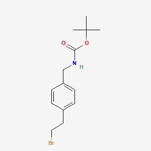 tert-Butyl 4-(2-bromoethyl)benzylcarbamate