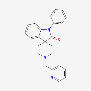 1-Phenyl-1'-(pyridin-2-ylmethyl)spiro[indoline-3,4'-piperidin]-2-one