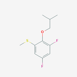 (3,5-Difluoro-2-isobutoxyphenyl)(methyl)sulfane