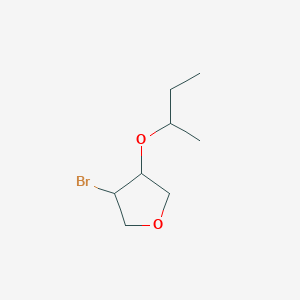 3-Bromo-4-(butan-2-yloxy)oxolane