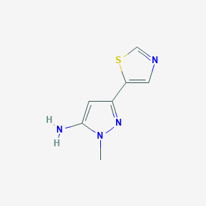 1-Methyl-3-(1,3-thiazol-5-yl)-1H-pyrazol-5-amine