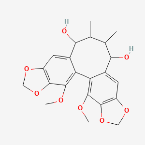 molecular formula C22H24O8 B13082583 schisantherinP 