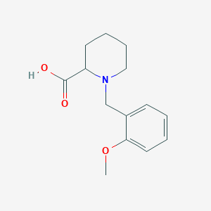 molecular formula C14H19NO3 B1308264 1-(2-Methoxy-benzyl)-piperidine-2-carboxylic acid CAS No. 1033400-09-7
