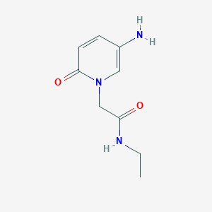 2-(5-Amino-2-oxo-1,2-dihydropyridin-1-YL)-N-ethylacetamide