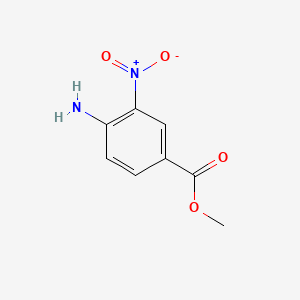 molecular formula C8H8N2O4 B1308272 Methyl 4-amino-3-nitrobenzoate CAS No. 3987-92-6